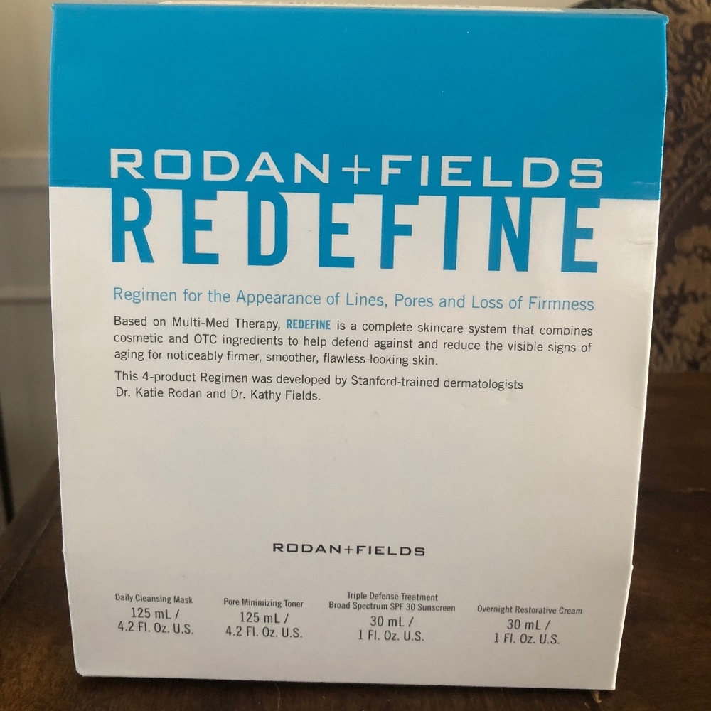 Rodan and Fields REDEFINE Regimen